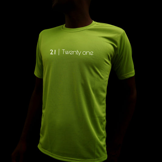 Neon Green Dry Fit Tshirt
